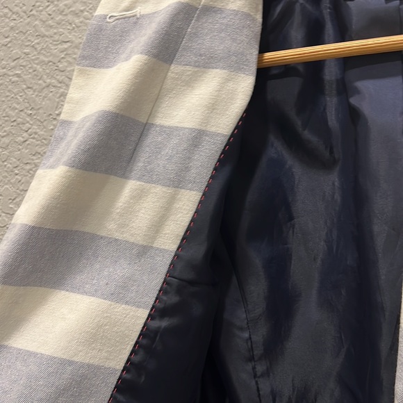Marona size 4 denim striped Blazer - Picture 4 of 6